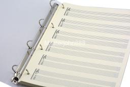 Arquivo Binder para estudantes, suporte de pasta para música pessoal, piano, nota pessoal, folha de violino, guitarra, baixo, cavaquinho, A4 - Image 4