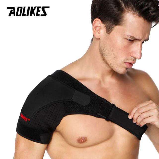 Alça de Ombro Ajustável AOLIKES com Bandagem e Protetor Reforçado para Treino Funcional - 1pc