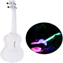 Ukulele Recarregável LED Brilhante para Crianças e Adultos, Instrumento Musical para Crianças, Acessórios Engraçados para Guitarra, 5 Modos de Luz, - Image 3