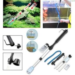 Aspirador para aquário, operado por bateria, sifão com filtro de água para cascalho, limpeza, tanque de peixes, ferramentas para aquário - Image 1