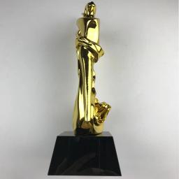 Troféu De Resina Personalizado, Lembranças De Esportes De Academia, Prêmios De Ouro, Lembrança Banhada A Ouro, Taça De Artesanato, 29 cm, 30 cm, 31cm - Image 6