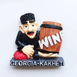 Ímã de geladeira decorativo 3d, acessórios de decoração, pintados, artesanato de viagem, geórgia, batumi, kakheti - Image 3