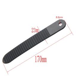1 par 170mm snowboard ligação toe catraca escada correias de plástico preto snowboard acessórios de esqui ao ar livre - Image 1
