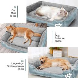 Cama de pelúcia lavável para cães grandes, sofá macio, quente, cachorro grande, suprimentos para o lar, produtos mais vendidos, XXL, outono, inverno - Image 6