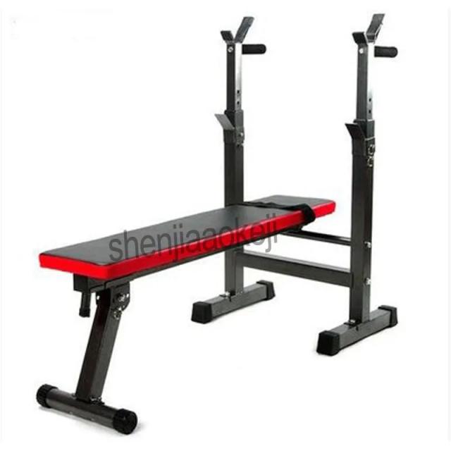 Haltere Multifuncional para Treino em Casa, Equipamento Fitness Completo com Rack de Barra e 1 Peça para Exercícios Variados