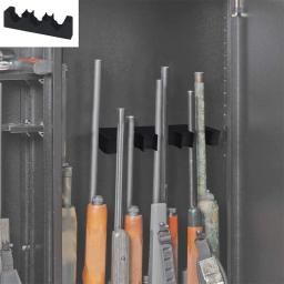 Rack de arma de espuma multifuncional portátil, descanso de barril de rifle com faixa magnética universal para montagem na parede interna e externa, suporte de arma de eva - Image 5