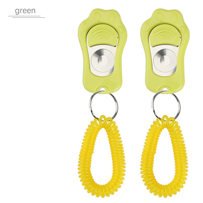 Brinquedo para treinamento de cachorro em forma de pata, 2 peças, clicker de brinquedo para treinamento de pets, treinamento de cachorro, trançar, clicker - Image 1
