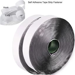 5 metros tiras autoadesivas forte volta pegajosa fixação gancho fita de tecido de náilon fixador fitas de laço de montagem diy artesanato 16-110mm - Image 1
