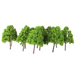 Modelo de árvores cipreste para paisagem, ferrovias, parque, jardim, dioramas, 1:150, 25pcs - Image 2