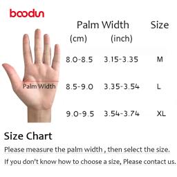 Boodun-luvas de ciclismo com absorção de choque., luvas de bicicleta de estrada com meio dedo, luva de pesca para homens e mulheres. - Image 6