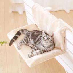 Cama para gatos, acessório para animais de estimação, divertidos, confortáveis, acolchoados, para pendurar, janela, peitoral removível - Image 1
