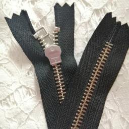 20 pçs/lote 5 #15 a 50cm ykk zíper de metal fechar final prendedor de cobre preto branco vermelho para saco de couro roupas costura acessórios - Image 4