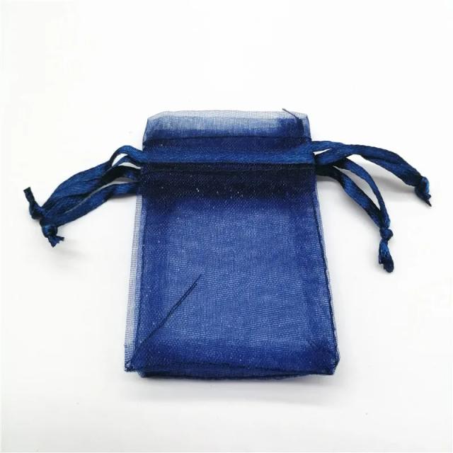 Sacos de Presente de Organza para Jóias 17x23cm - Conjunto com 100 Peças para Casamentos e Natal