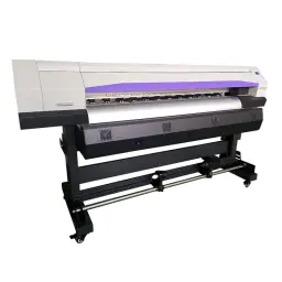 Máquina de impressão do quadro de avisos do grande formato 6ft 1.8m eco solvente vinil que imprime a impressora interna exterior 1.8 - Image 3
