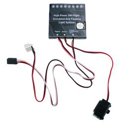 Sistema de luz intermitente simulado de voo G.T.POWER, luz LED para avião RC, aeronave de asa fixa, alta potência, 3W - Image 2
