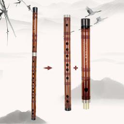 Flauta de bambu dizi, instrumento musical chinês de boa qualidade, chaveiro de madeira, c d e f, profissional, dizi transversal - Image 5