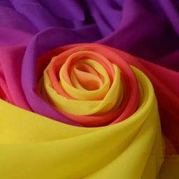100D 2 tons rampa chiffon material gradiente gradual chiffon tecido transparente sombreado cor tecido de palco - Image 3