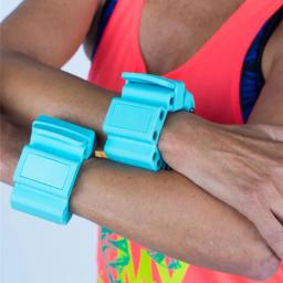 Durável Silicone Wrist Pesos, Pulseira Ajustável, Wearable Pesos para Fitness, Exercício, Caminhada, Corrida, Yoga, Ginásio, 2pcs - Image 4
