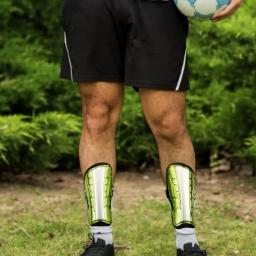 Abrangente caneleiras de futebol guarda crianças assunto caneleiras crianças ergonômicas protetor de perna de futebol engrenagem de proteção bezerro guardas - Image 6