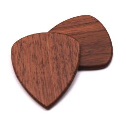 Palheta para guitarra, 2 peças, palheta de madeira para ukulele acústico, bocote, acessórios para guitarra - Image 3