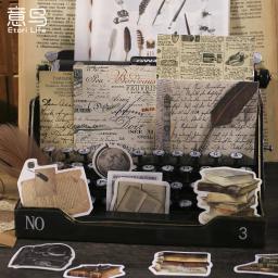31 pçs vintage scrapbook adesivos antigo pergaminho retro antigo scrapbooking papel para o diário de arte diy artesanato planejadores - Image 3