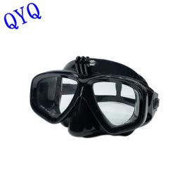 Máscara de mergulho subaquática profissional, óculos de mergulho são adequados para câmera esportiva pequena GoPro, máscara de mergulho totalmente seca - Image 3