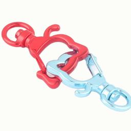 Gancho de fecho giratório, 8mm, rosa, gato, garra de pressão lagosta, joias, enfeite de bolsa, bolsa de mão, clipe de couro, hardware diy - Image 6