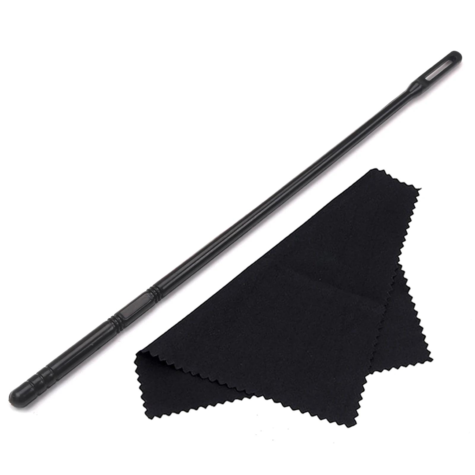 Instrumentos de sopro acessório limpeza-varas para flauta vara de limpeza com pano para flauta - Image 1