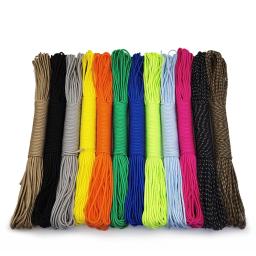 Corda Paracord Lanyard, 100ft, 3mm, Cabo Parachute, Caminhadas, Camping, Varal, Acessório Pulseira Tática, Um Núcleo - Image 1