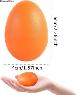 20 pçs plástico percussão maracas abanador colorido som musical ovo instrumento musical bebê criança brinquedo infantil - Image 3