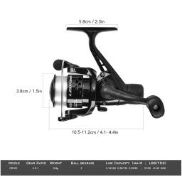Lixada carretel da vara de pesca combo kit completo com 2.1m 2.3 varas de pesca telescópica 2 pçs molinetes conjunto com ganchos iscas macias saco - Image 4