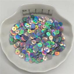 Flat PVC Sequins Glitter, Laser Paillettes para roupas, chapéu, sapatos, artesanato infantil DIY, acessório artesanal, atacado, 10g, 4mm, 6mm, 8mm - Image 4