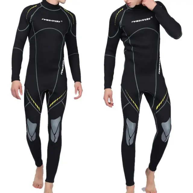 Roupa de Mergulho Neoprene Premium 3mm para Homens e Mulheres - Wetsuit Térmico Completo para Freediving