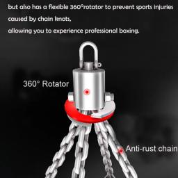 Saco De Boxe De Couro PU, Sacos De Boxe Para Adultos, MMA Muay Thai Taekwondo Sanda, Treino De Boxe Em Casa, 180cm,160cm,140cm - Image 5