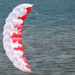 Profissional Dual Line Power Kite, Surf Stunt Kite, Summer Beach Kitesurfing Trainer, Fly Wing para esportes aquáticos ao ar livre - Image 2