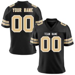 Jersey de futebol americano para homens e jovens, impresso nome da equipe e número camisa de futebol, treinamento ao ar livre, Rugby Jersey, presente para fãs, design personalizado - Image 3