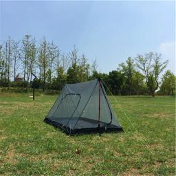 Nenhum-pólo portátil em forma de barraca de acampamento mosquiteiro rede total fio net tenda ultra leve quantitativa equipamentos ao ar livre suprimentos - Image 5