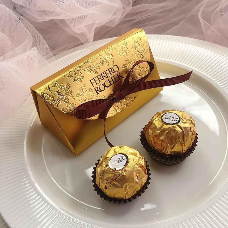 Ferrero rock caixas de chocolates, lembranças de casamento criativas para festas de bebê, chá de bebê, caixa de chocolates adoráveis, presentes, sacos de suprimentos - Image 1