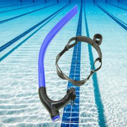 Nadar snorkel para mergulho de natação, tubo de respiração de ar, válvula de purga, fácil de respirar para piscina e água aberta - Image 1