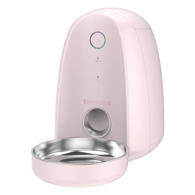 Alimentador Automático Inteligente 2 em 1 para Gatos e Cães com Controle Remoto, Wi-Fi e Monitoramento por Vídeo
