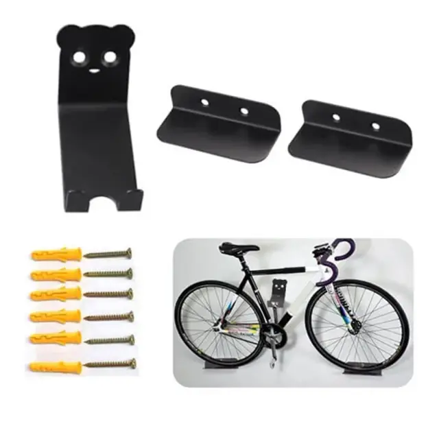 Suporte de Metal para Bicicleta: Gancho de Parede Prático e Estiloso para Acessórios de Bicicleta