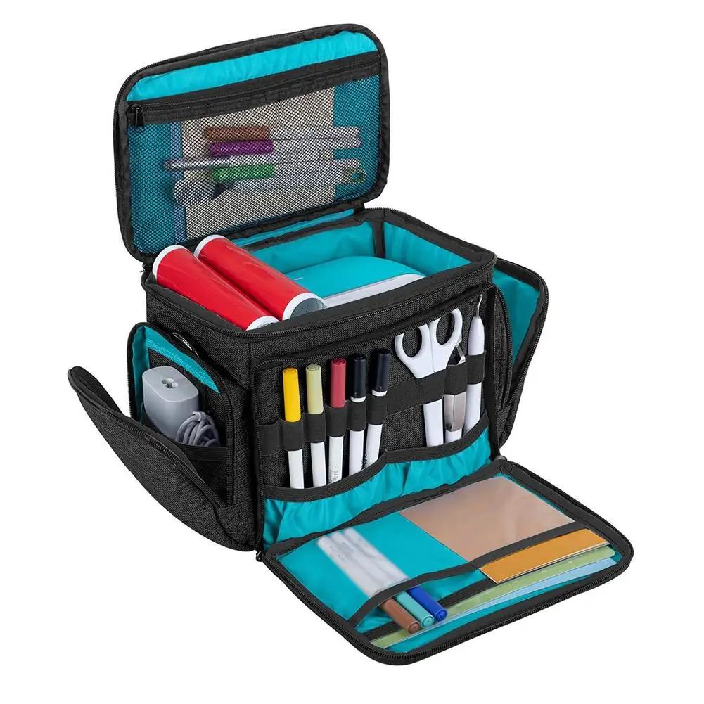 Bolsa de transporte para alegria-estojo de transporte para alegria e conjunto de ferramentas-bolsa com seções de armazenamento de suprimentos-pressa de calor doméstica stora - Image 1