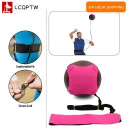 Nova bola de voleibol prática cinto de treinamento vôlei ajustável mãos livres criança adulto voleibol trainer equipamentos - Image 1