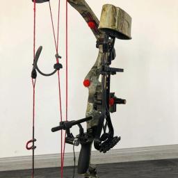 Cabeça de tiro com arco aljava setas quiver para 6 setas para arco composto acessórios (preto + camuflagem) - Image 3