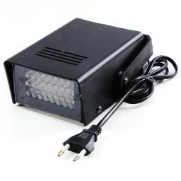 Stroboscope Luzes do Palco, DJ Strobe Luzes, Efeitos de Iluminação de Palco Branco, Disco Party Club, KTV, Plug UE, 220V AC, 3W, 24 LED - Image 2