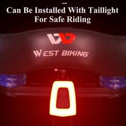 West bike-selim de bicicleta com lanternas traseiras, assento ergonômico, tamanho grande, para mtb, respirável, à prova de choque, para ciclismo - Image 5