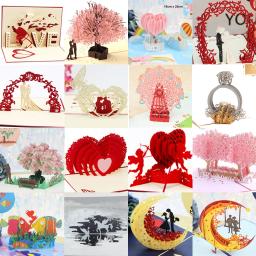 3D pop up amor cartão para esposa e namorada, obrigado cartões, presente para o aniversário do dia dos namorados, convite de casamento, cartões - Image 4