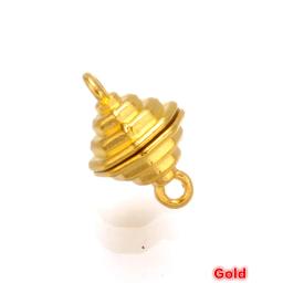 Fecho magnético da torre, conector banhado a ouro e prata, acessórios para fazer jóias, fecho magnético, 1 peça - Image 4
