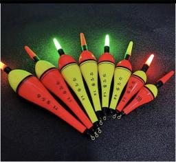 Flutuabilidade noturna luminosa LED, Boya Apo Float, Luz noturna, Plástico ABS, Pesca de rocha flutuante, Bobber de espuma EVA, 1 a 11g, 1Pc - Image 1