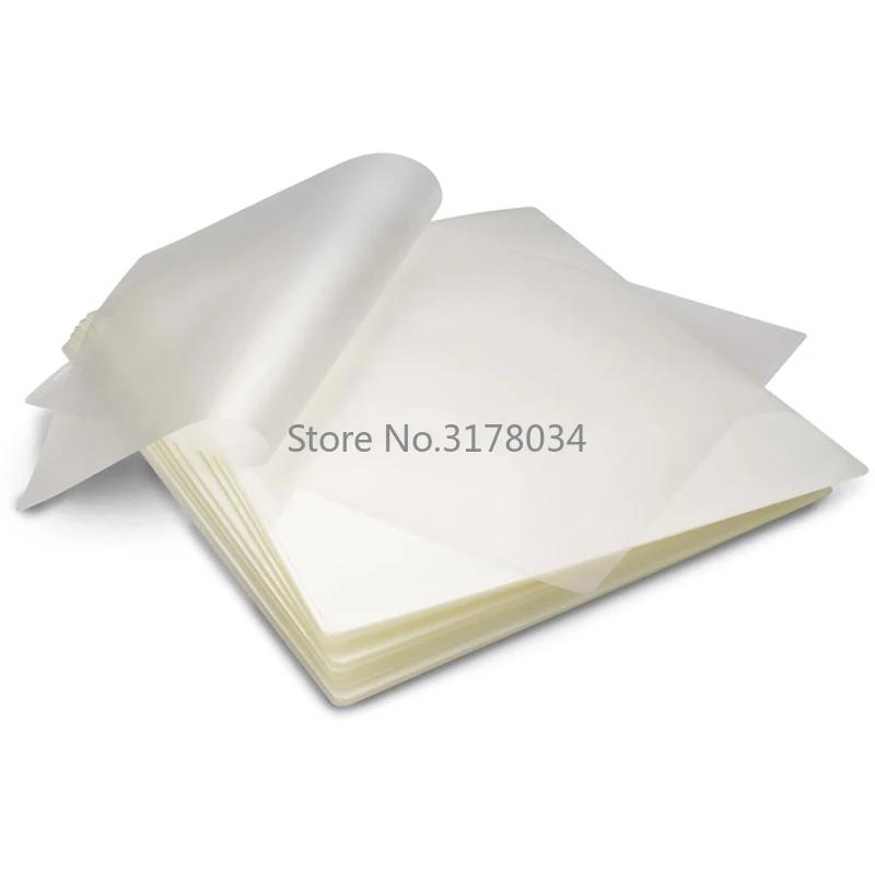 Filme laminador térmico pet 50 tamanhos, para fotos, arquivos, placa, laminação, 50 microfones - Image 1